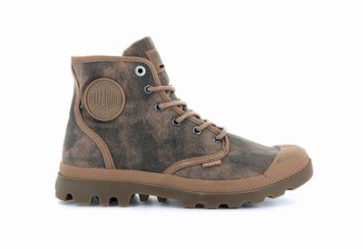 Botas Palladium PAMPA HI WAX Hombre Espresso | Costa Rica-04627